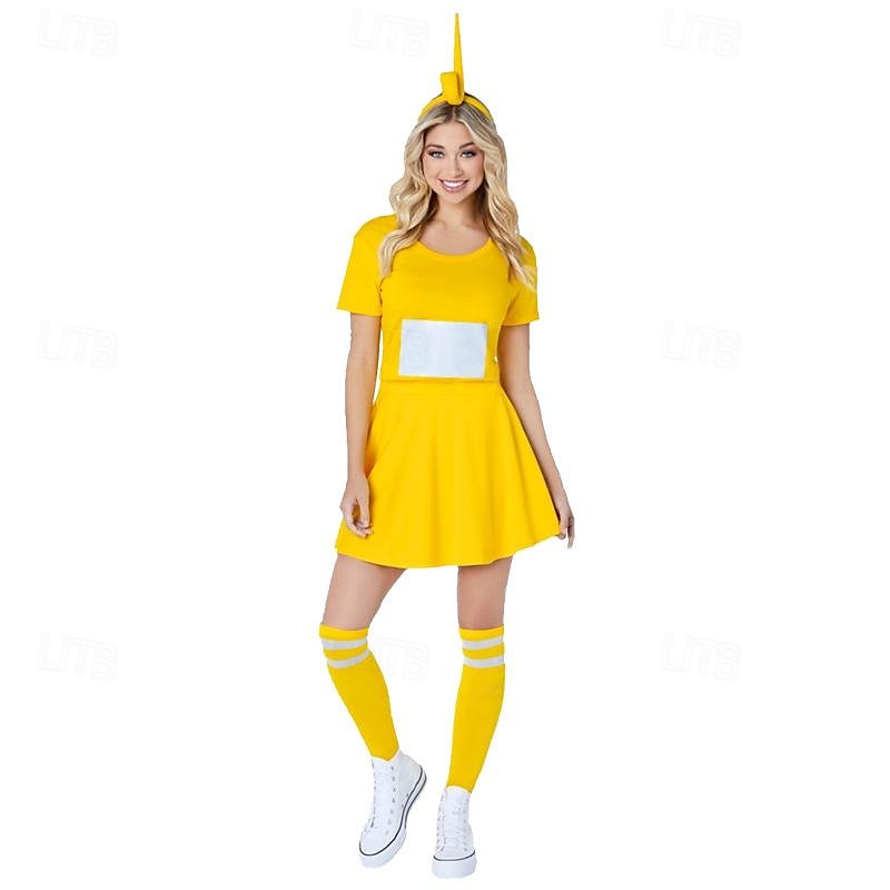 Alien Teletubbies Halloween Dress Headband Carnival Costume Funny Costume Kid's Adults' Women's Carnival Mardi Gras Performance Party Easy Halloween Costumes Dress Up2