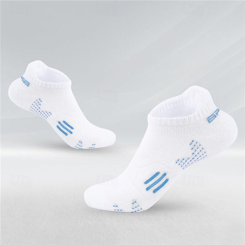 Compression Socks Athletic Sports Socks Running Socks 1 Pair Color Block Men's Tube Socks Breathable Sweat wicking Comfortable Gym Workout Basketball Running Jogging Cycling Sports Color Block Nylon
