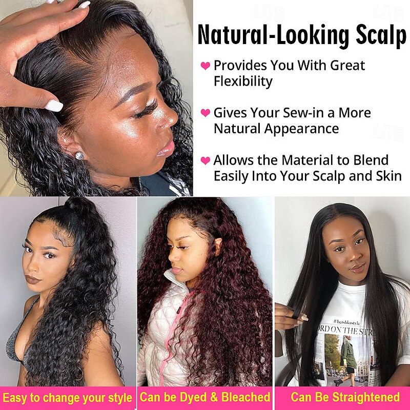 Water Wave Ear To Ear 13x4 HD Lace Frontal Closure 100% Unprocessed Brazilian Virgin Human Hair Lace Frontal Closure 150% Density Brazilian Remy Wet and Wavy Frontal Closures Natural Color2