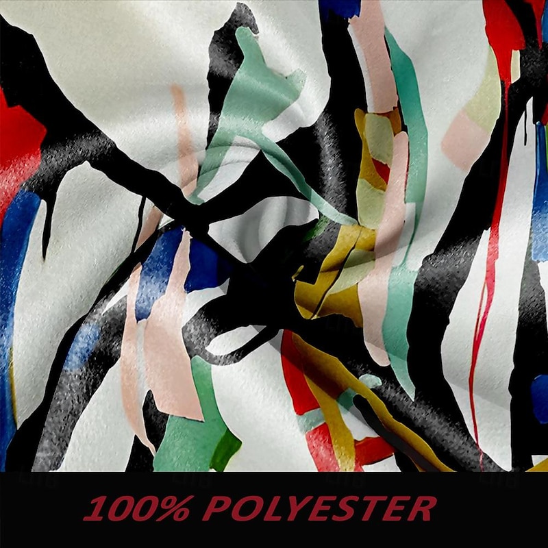 Men's Painting Winter Coat Overcoat Coat With Pockets Casual Vacation Daily Wear Going out Print Front Pocket Fall & Winter Turndown Long Sleeve Gray3