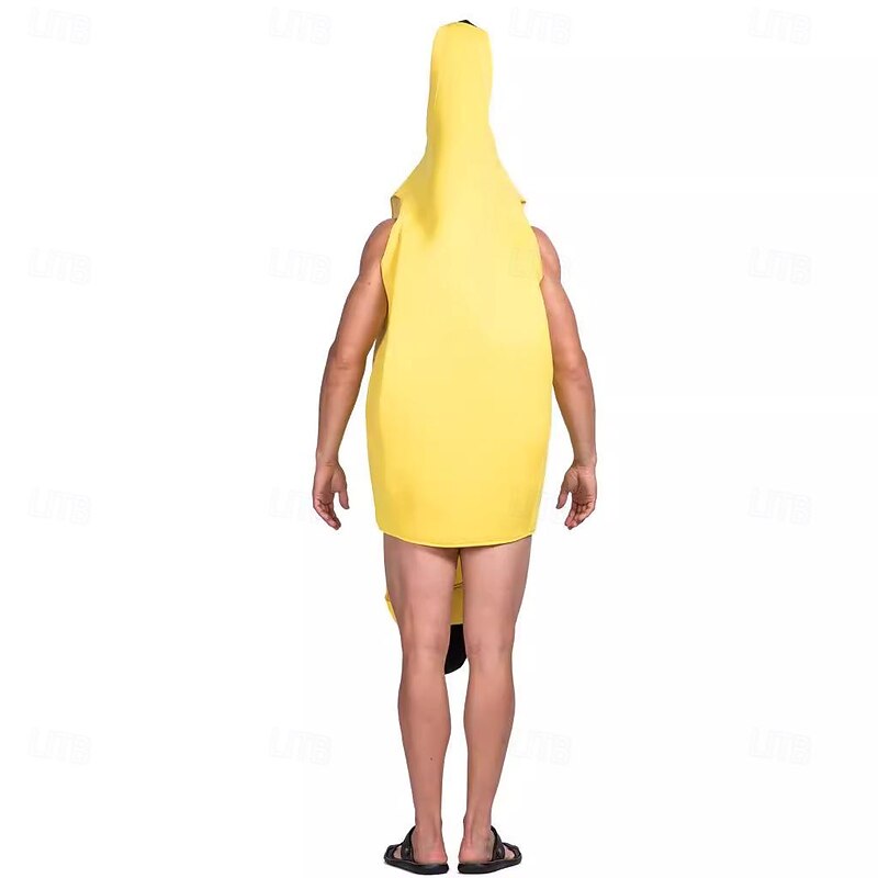 Banana Halloween Cosplay Costume Funny Costumes Carnival Costume Cosplay Adults' Men's Women's Carnival Masquerade Mardi Gras Performance Party Halloween Easy Halloween Costumes Dress Up2