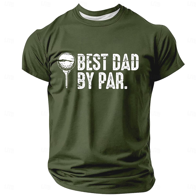 Men's Funny Golf T Shirt Short Sleeve T shirt 3D Print Crew Neck Shirt Vintage Cool Party Holiday Black Red Blue Summer Spring Clothing Apparel S M L XL XXL XXXL4