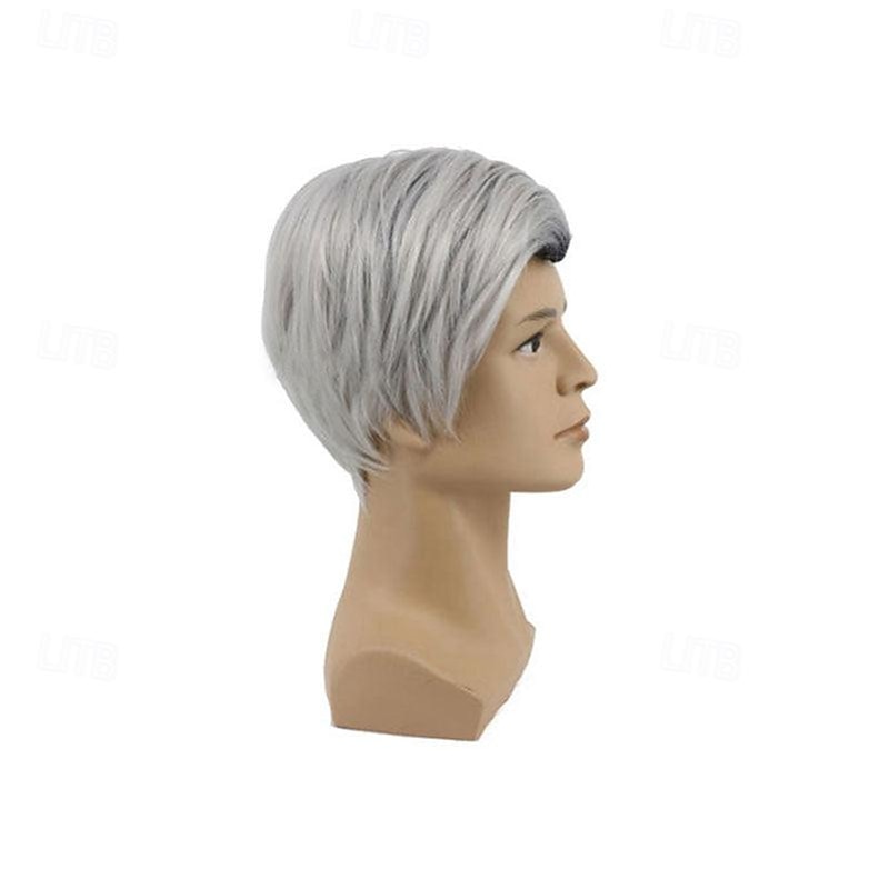 Movie Descendants 2 Carlos Blue Halloween Cosplay Party Wigs3