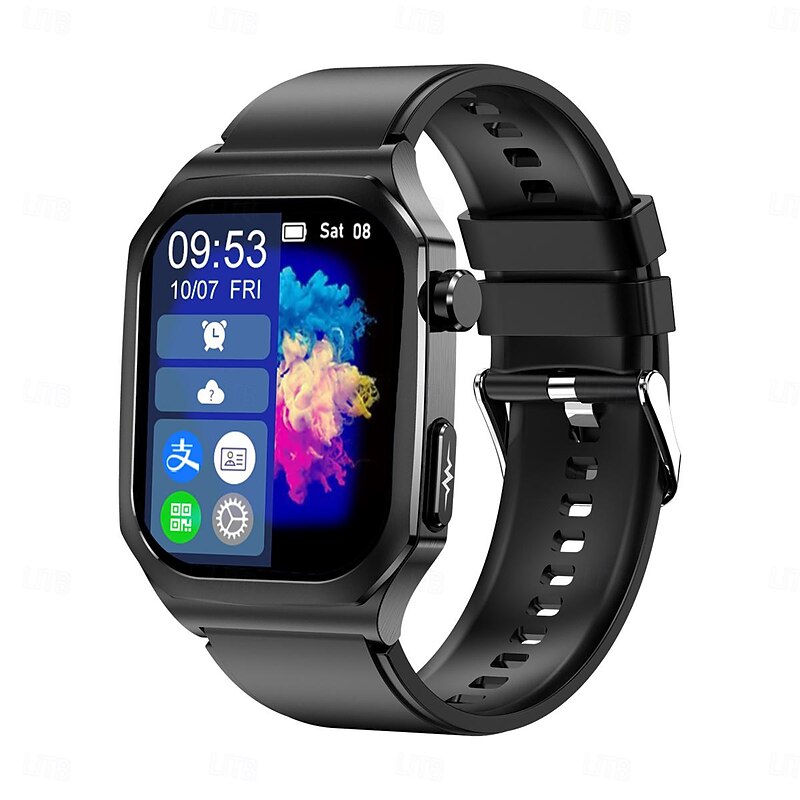 ET280 Smart Watch 2.04 Amoled Large Screen Bluetooth Call ECG Detection Heart Rate Health Monitoring SOS Sports Smartwatch3