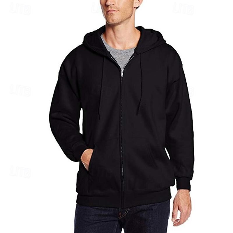 Men's Hiking Jacket Hiking Fleece Jacket Winter Outdoor Patchwork Soft Comfortable Warm Fleece Jackets Full Zip Climbing Camping / Hiking / Caving Traveling Dark Grey Black Red Blue Light Grey2