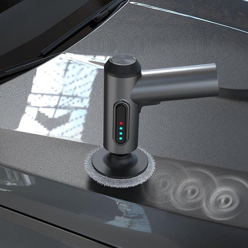 Car Buffer Polisher Scratch Repair Cordless Lithium Battery Waxing Polishing Machine Portable Car Buffer2