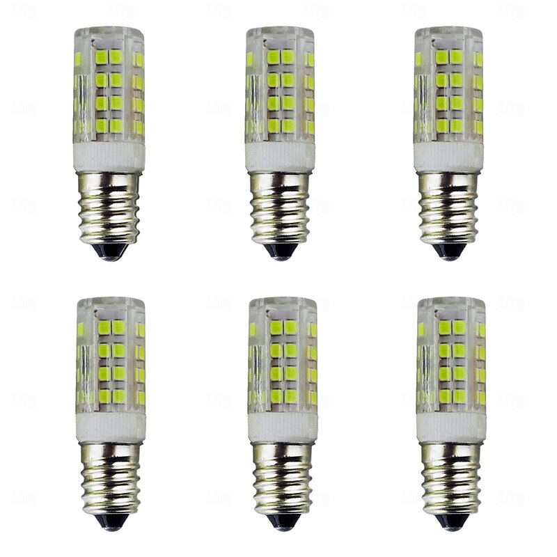 6pcs E14 LED Corn Lights 240Lumens 5W 51LED Beads SMD 2835 Warm White White 220 V 110 V