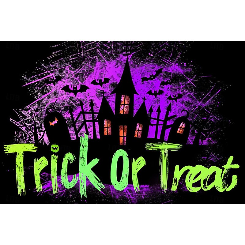 Halloween Decorations Hunted House Doormat Kitchen Mat Floor Mat Non-Slip Area Rug Oil Proof Rug Indoor Outdoor Mat Bedroom Decor Bathroom Mat Entrance Rug2