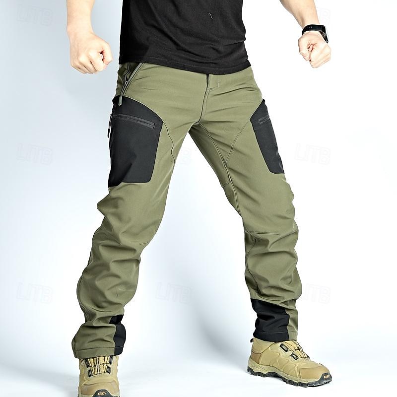 Men's Cargo Pants Hiking Pants Trousers Tactical Pants Military Spring Outdoor Regular Fit Waterproof Quick Dry Pants / Trousers Black Army Green Hunting Climbing Camping / Hiking / Caving S M L XL