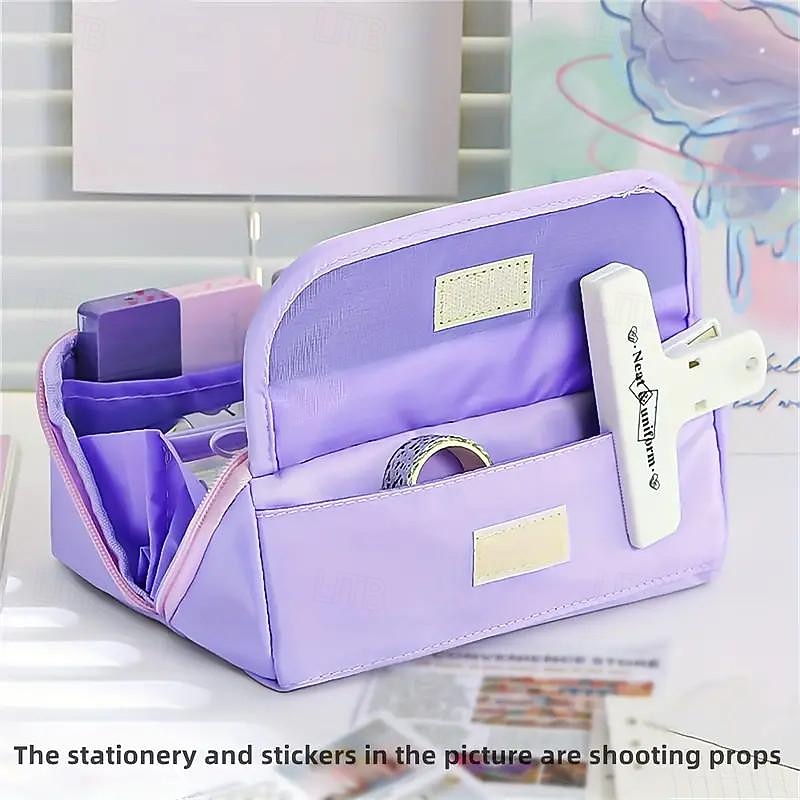 Large Capacity Student Pencil Case High Appearance Level Girl Stationery Case Multi-functional Pencil Case4