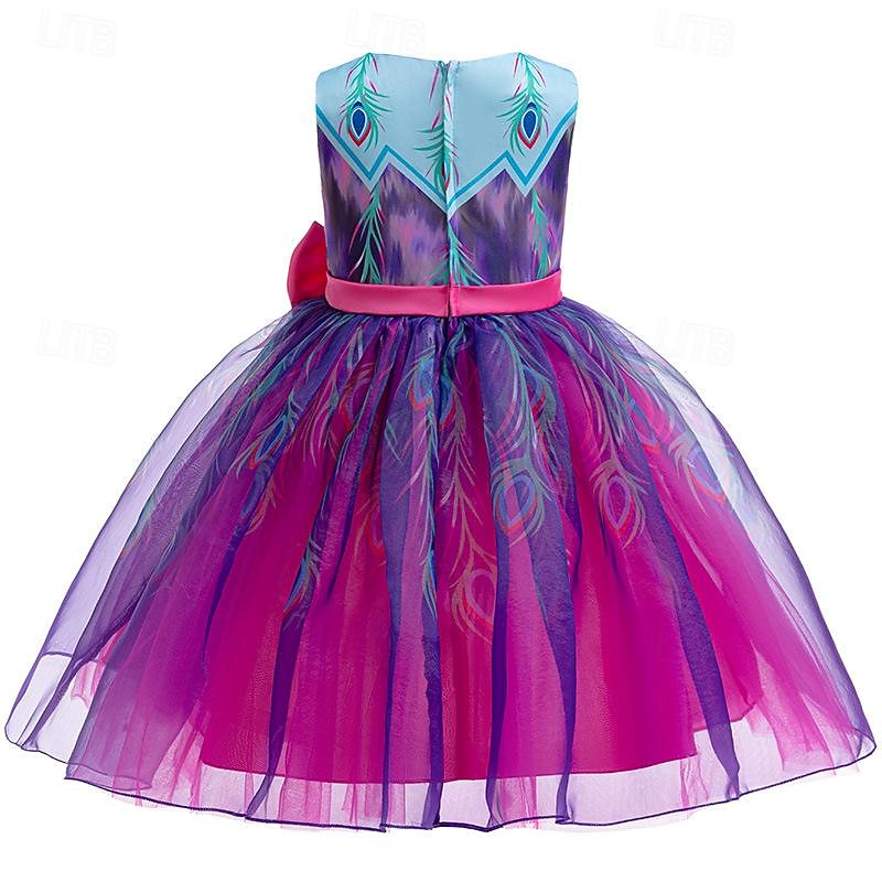 Iwájú the Future Princess Tola Martins Dress Costume Flower Girl Dress Cosplay Movie Cosplay for Girls' Kids Carnival Party3