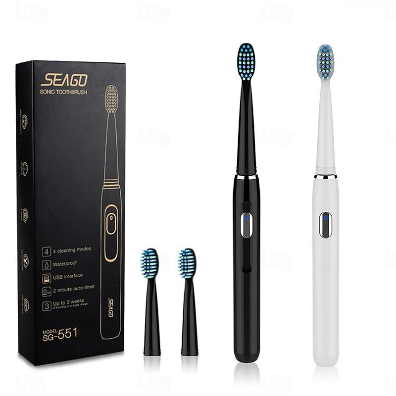 Electric Toothbrush Rechargeable Sonic Tool Electric Toothbrush Replacement Brush Heads Professional Sonic Toothrsuh