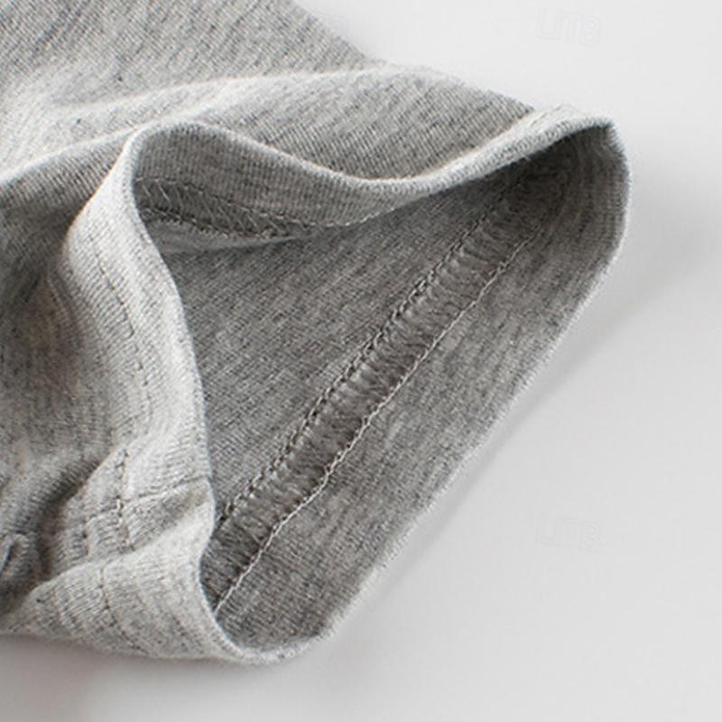 Kid's 3D Graphic Shark Tee Short Sleeve Summer Fashion Basic Kids 4-8Years Crew Neck Outdoor Casual Daily Regular Fit2