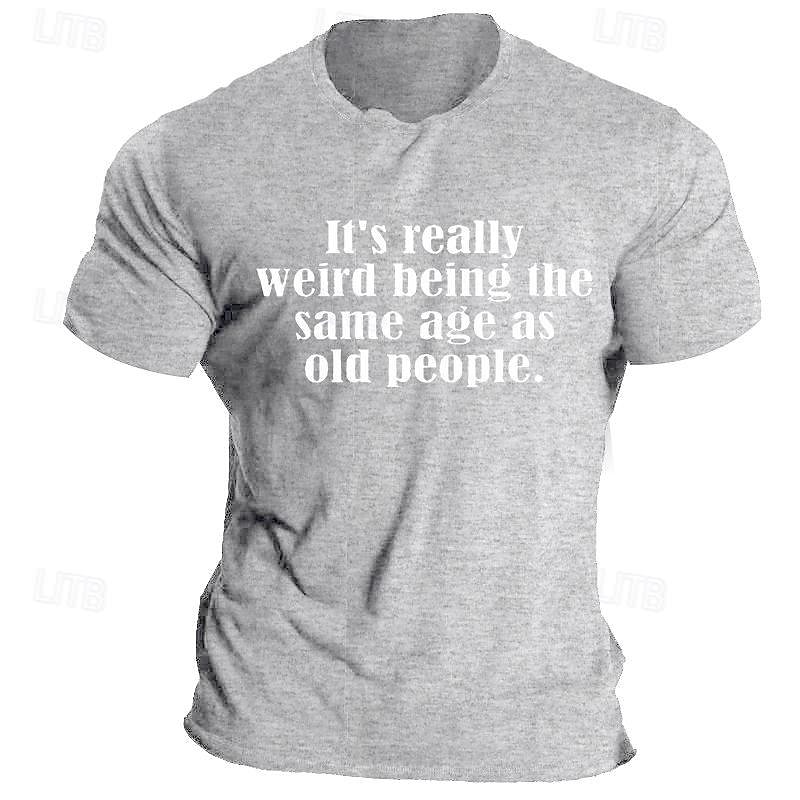 Quotes & Sayings Letter Print Black Blue Light Grey T shirt Tee Casual Style Men's 100% Cotton Graphic T Shirt Leisure Shirt Comfortable Tee Summer Fashion Designer Clothing M L XL XXL XXXL3