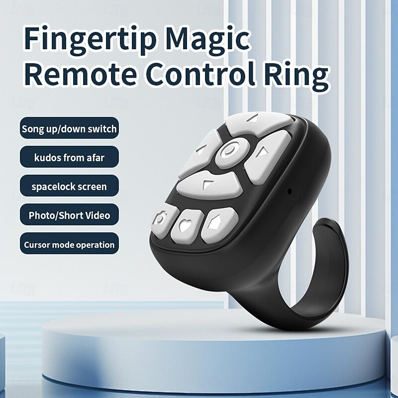 S22 Portable Smart Wireless wireless Ring Remote Control Wireless Selfie Distance Smart Finger Ring Remote Control