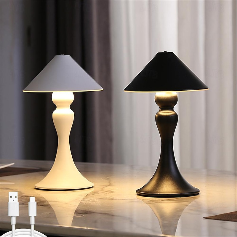 USB Charging Desk Light Study Reading Light LED Bar Cafeteria Creative Decoration Atmosphere Touch Desk Light Small Night Light  1PC