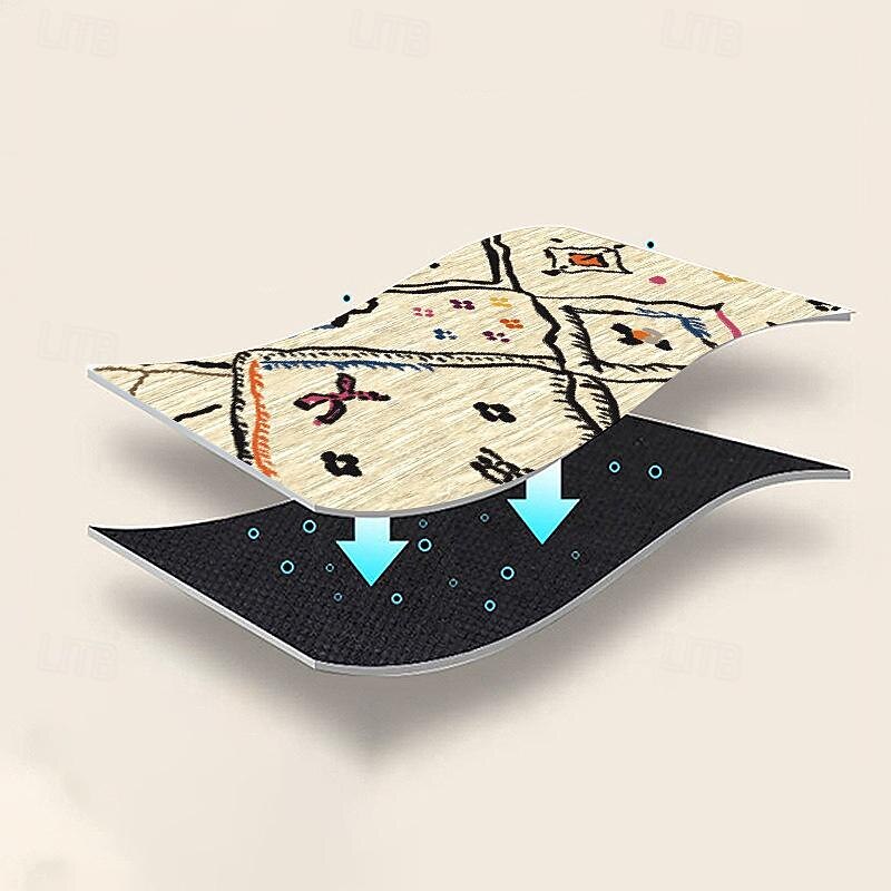 Tribal Pattern Area Rug Kitchen Mat Non-Slip Oil Proof Floor Mat Livingroom Rug Indoor Outdoor Mat Bedroom Decor Bathroom Mat Entrance Rug Door Mat2