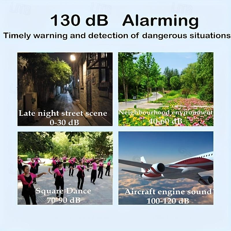Personal Security Alarm Loud and Powerful Emergency Safety Device 130dB Security Alarm3