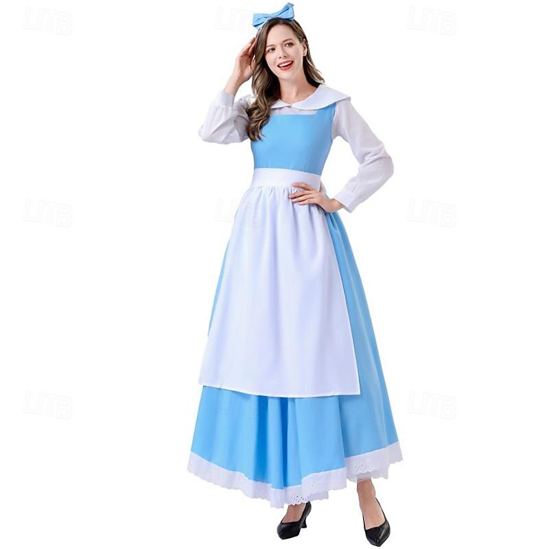 Alice in Wonderland Halloween Masquerade Adults' Women's Carnival Halloween Easy Halloween Costumes Dress Up2