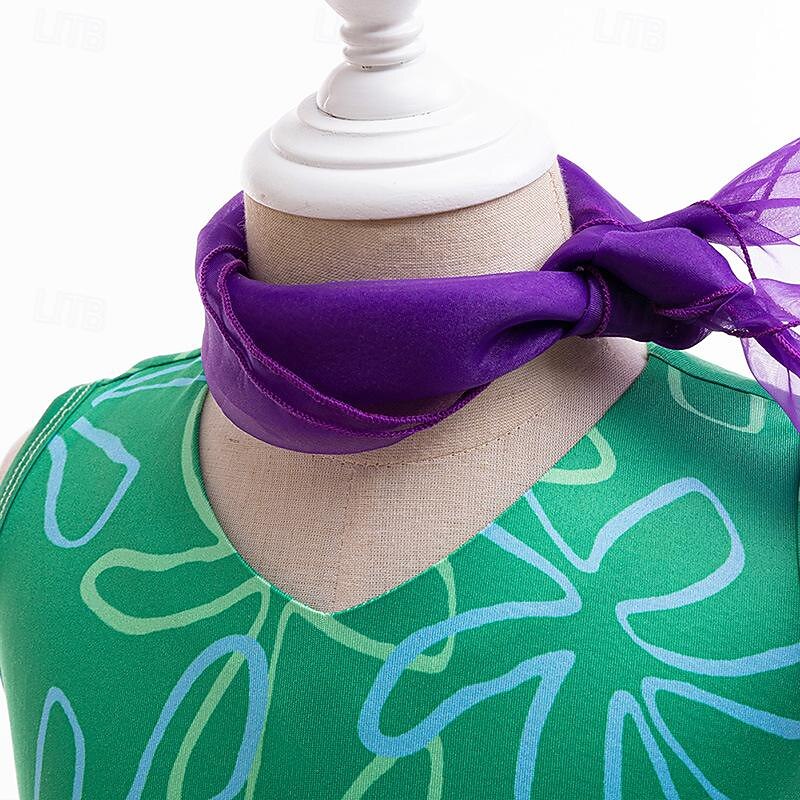 Inside Out 2 Disgust Dress Costume Cute Movie Cosplay for Girls' Adults' Carnival Party4