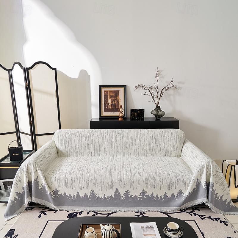 Sofa Blanket Sofa Towel Cover Cloth Outdoor Living Room Sofa Cover Towel Double-sided Thickened Back Towel Camping2