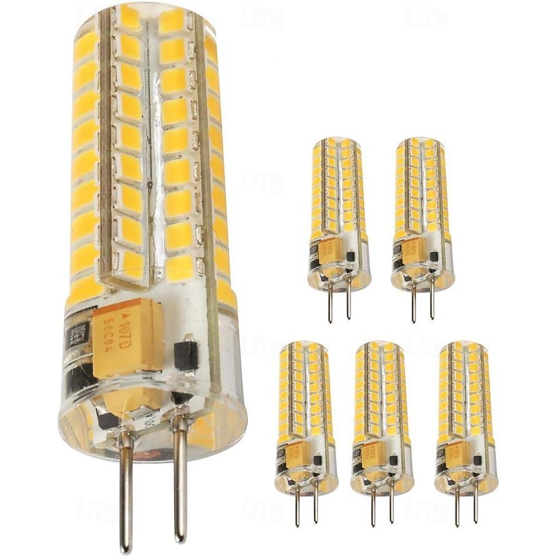 5pcs GY6.35 LED Bi-pin Base 12V AC/DC led Landscape Light Bulbs Replacement 50W Halogen Lamp