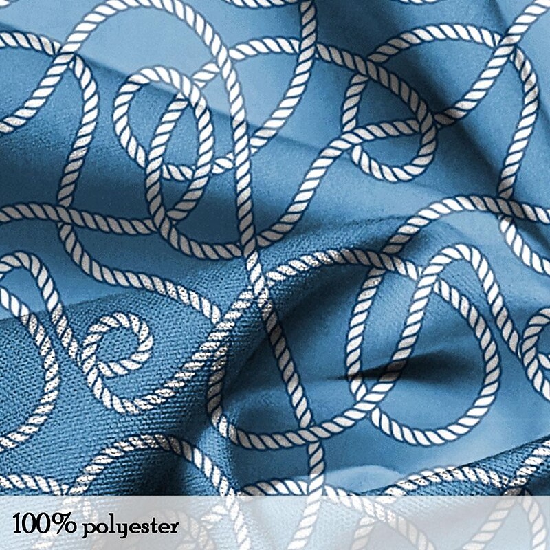 Men's Geometric Lines / Waves Geometric Pattern Button Up Shirt Printed Shirts Short Sleeve Casual Outdoor Vacation Daily Summer Turndown Print Button-Down Yellow Blue Green3