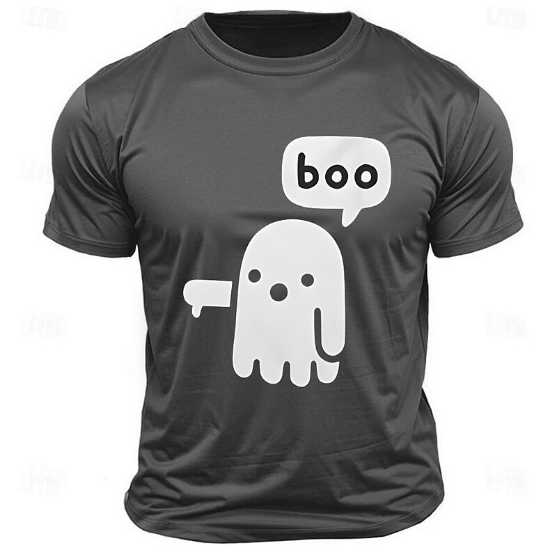 Men's Funny Letter Print T Shirt Tee Top 100% Cotton Short Sleeve Graphic Shirt Black Dark Grey Dark Blue Comfortable Tee Street Sports Outdoor Fashion Designer Clothing3