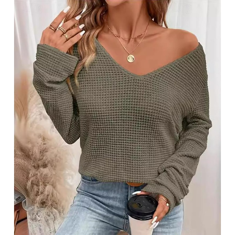 Women's White Elegant Lace Tops Eyelet Blouse Stylish Casual Solid Color Eyelet Long Sleeve Crew Neck Daily Romantic Petite Tops Summer Holiday Wear Grass Green Pink Blue Beige Summer Spring Fall4