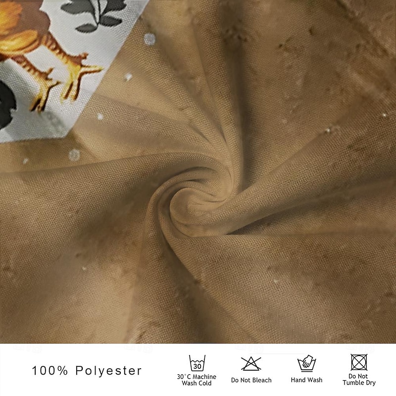 Men's Rooster Shirt Western Shirt Cowboy Shirt Short Sleeve Western Style Outdoor Summer Spring Shirt Collar Black Khaki3