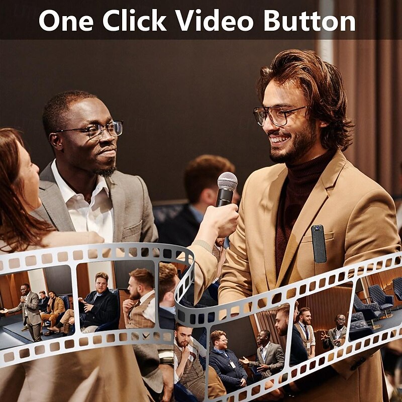 Body Camera Full HD 1080P Body Mounted Camera Small Portable Body Cam for Daily Protection4