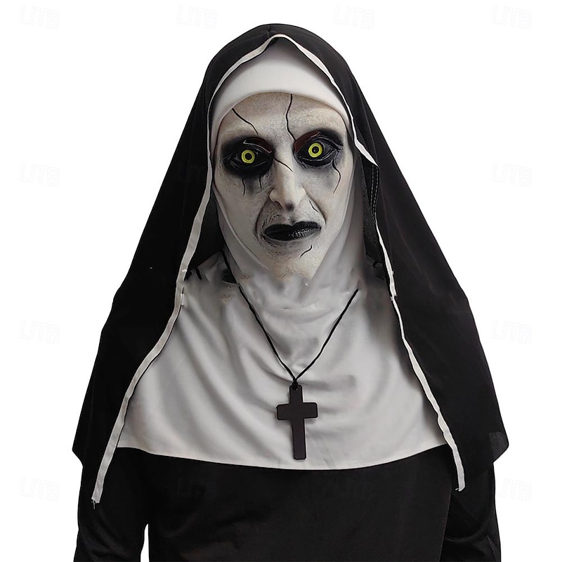 Valak Halloween Mask Halloween Props The Nun Scary Costume Adults' Men's Women's Carnival Mardi Gras Party / Evening Festival Easy Halloween Costumes Dress Up