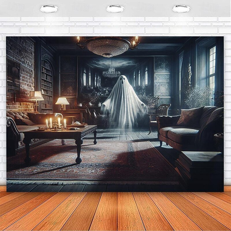 Halloween Decorations Zombie Bride Hanging Tapestry Wall Art Large Tapestry Mural Decor Photograph Backdrop Blanket Curtain Home Bedroom Living Room Decoration Ghost Pumpkin Witch 6
