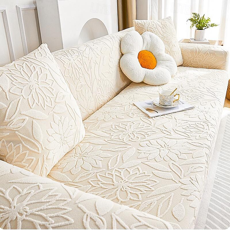 Jacquard Velvet Elastic Sofa Cover All-Inclusive Universal Cover Four Seasons Universal New 2025 Anti-Cat Scratch Dust-Proof Sofa Cover