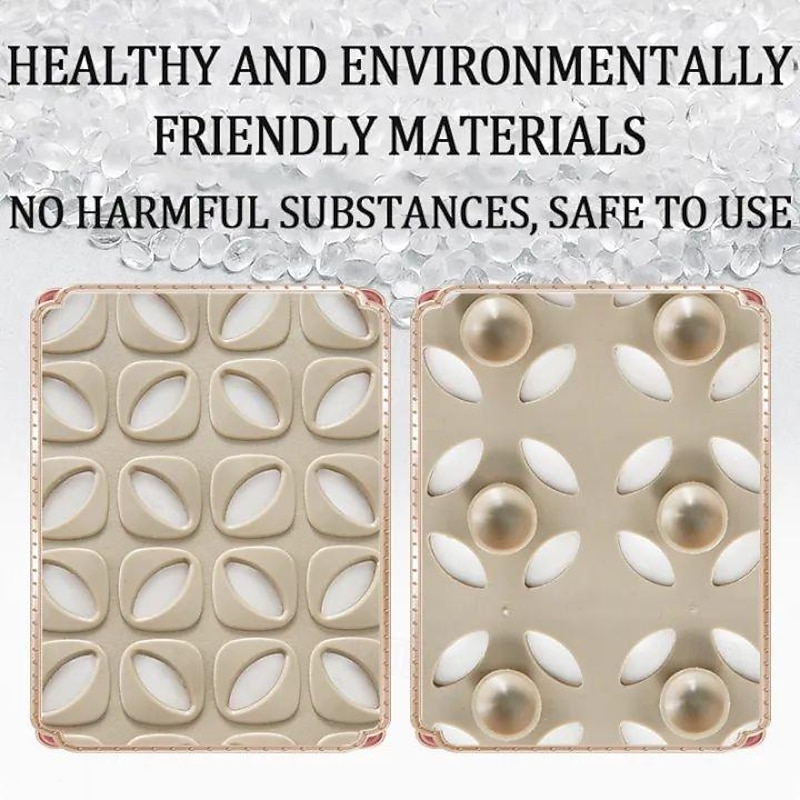 Shower Non Slip Mat, Square Bathtub Mat with Suction Cups & Drain Holes, Rubber Shower Stall Mat, Suspensible Safety Bath Shower Mats2