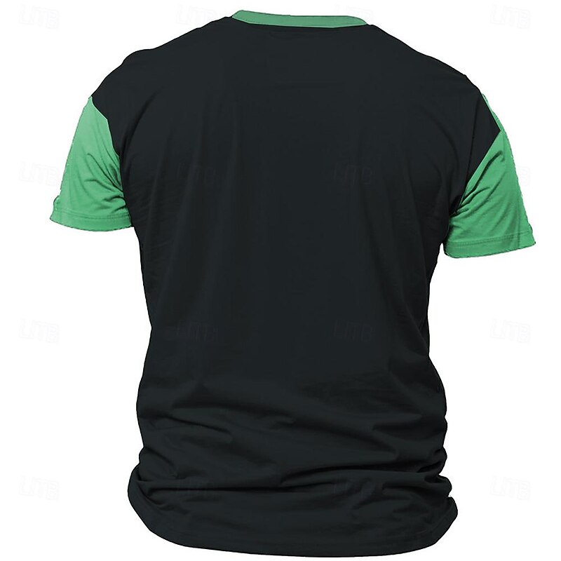 Men's Ship T Shirt Short Sleeve T shirt 3D Print Crew Neck Shirt Retro Vintage Casual Street Style Sports Outdoor Holiday Going out Purple Green Spring & Summer Clothing Apparel S M L XL 2XL 3XL2