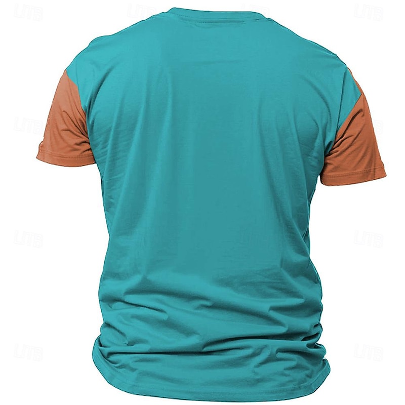 Men's Graphic Sloth T Shirt Short Sleeve T shirt 3D Print Crew Neck Shirt Retro Vintage Casual Street Style Sports Outdoor Holiday Going out Blue 1# Blue Spring & Summer Clothing Apparel S M L XL 2XL2