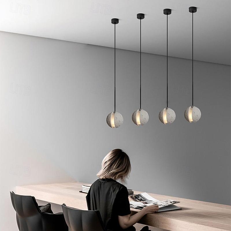 Pendant Lights Round Pendant Lights Home Decor Industrial Style Pendant Lights Pendant Lighting Fixtures, White Sand And Stone