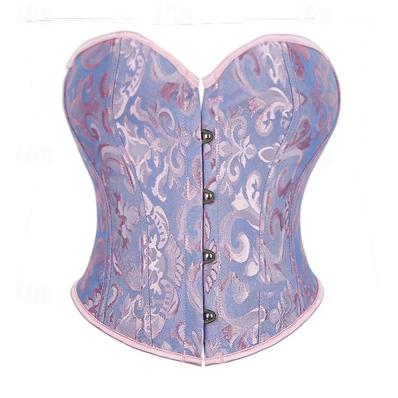 Women's Shapewears Bustier Corset Top Carnival Date Club Corsets Sexy Punk & Gothic Pure Color Buckle Home Outfits4