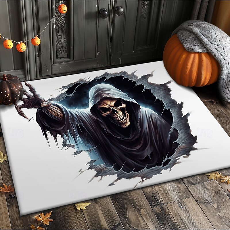 Halloween Decorations Monster Doormat Kitchen Mat Floor Mat Non-Slip Area Rug Oil Proof Rug Indoor Outdoor Mat Bedroom Decor Bathroom Mat Entrance Rug3