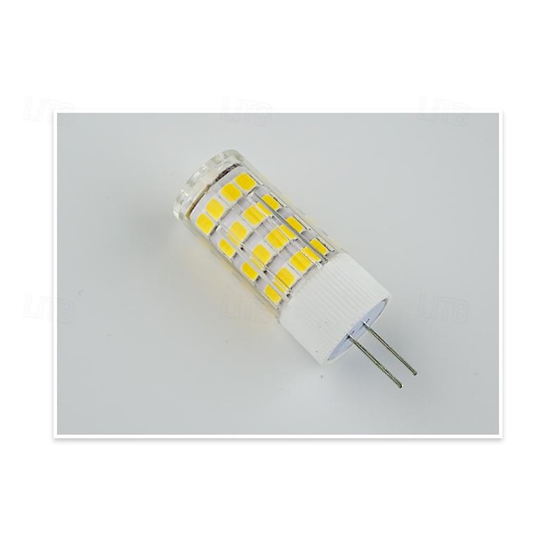 6pcs G4 LED Bi-pin Lights 240Lumens 5W 52LED Beads SMD 2835 Warm White White 220V4