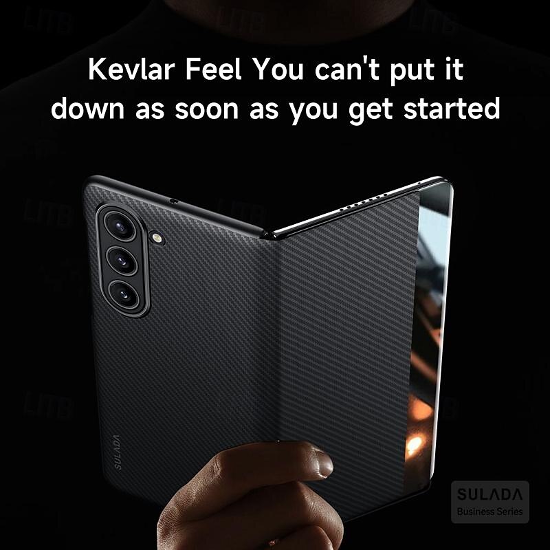 Phone Case For Samsung Galaxy Z Fold 6 Z Fold 5 Z Fold 4 Back Cover Magnetic Support Wireless Charging Card Slot PC2