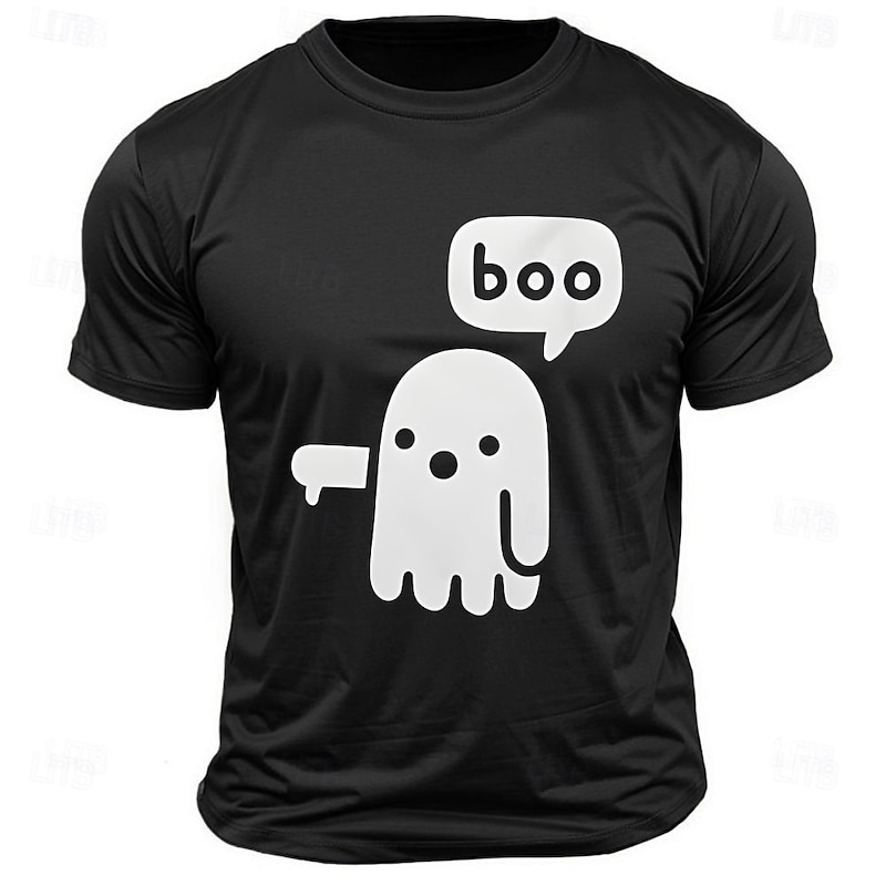 Men's Funny Letter Print T Shirt Tee Top 100% Cotton Short Sleeve Graphic Shirt Black Dark Grey Dark Blue Comfortable Tee Street Sports Outdoor Fashion Designer Clothing