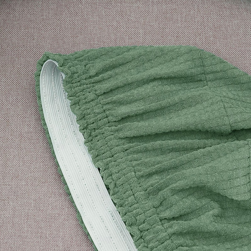 Office Chair Covers, Water Resistant Stretch Computer Chair Slipcover with Durable Zipper Universal Fit Boss Modern Simplism Style High Back Chair3