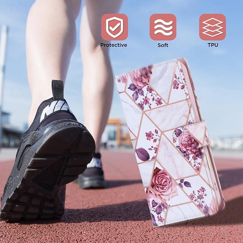 Phone Case For iPhone 17 Pro Max 17 Air 16 15 14 Pro Max Plus 13 12 11 Pro Max Mini Wallet Case with Stand Holder Magnetic with Wrist Strap TPU PU Leather4