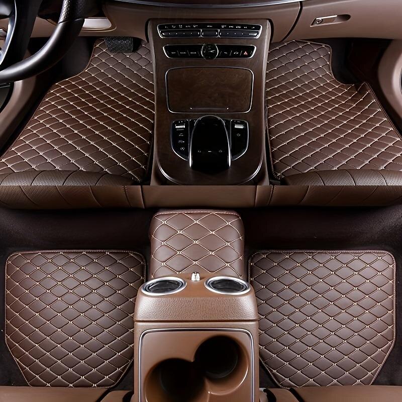 Car Floor Mats Durable Waterproof Set of Universal Auto Rugs for Enhanced Interior Protection2