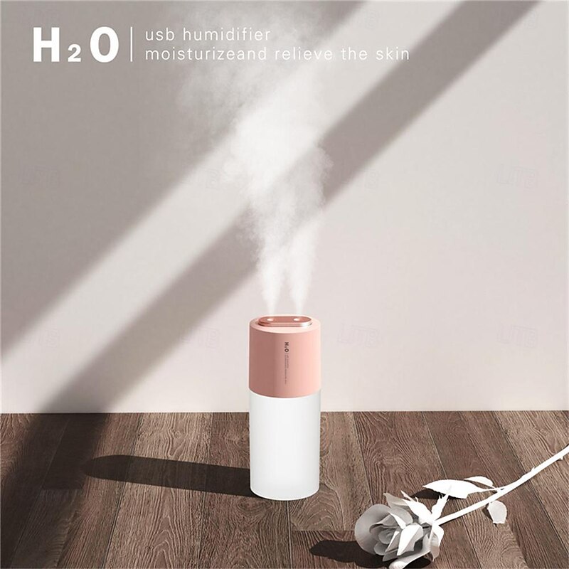 Wireless Air Humidifier Aroma Diffuser USB Rechargeable Double Nozzle Essential Oil Diffuser Mist Maker Humidifier4