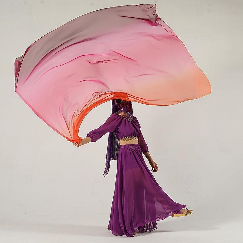 Belly Dance Skirt New Bottom Half length Long Skirt Summer Large Eastern Dance Skirt Fat mm720 Degree Big Swing Skirt2