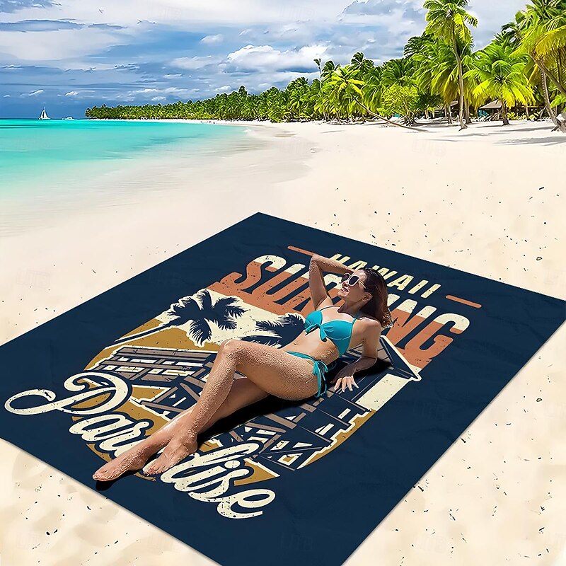 Beach Towel Quick drying waterproof2