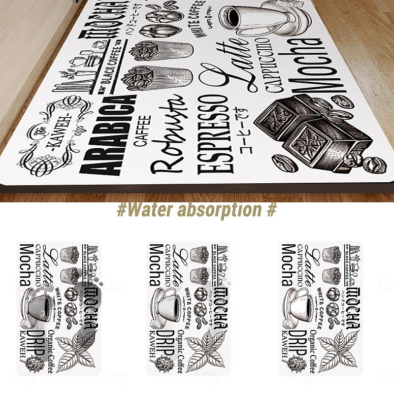 Area Rug Kitchen Rug Mat Non-Slip Oil Proof Floor Mat Livingroom Rug Indoor Outdoor Mat Bedroom Decor Bathroom Mat Entrance Rug Door Mat3